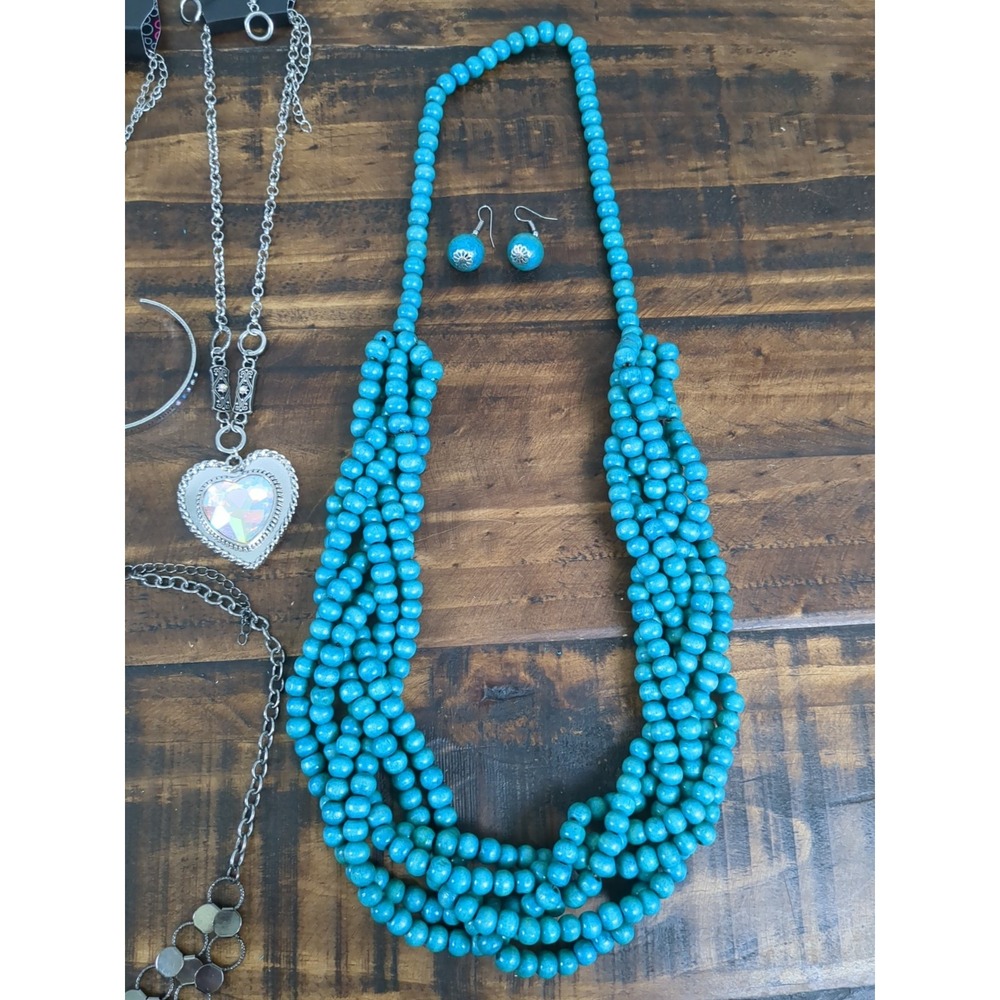 Lot Of Assorted Jewelry, Mostly Paparazzi, 23 Pieces rings, bracelets, necklaces - Picture 2 of 9